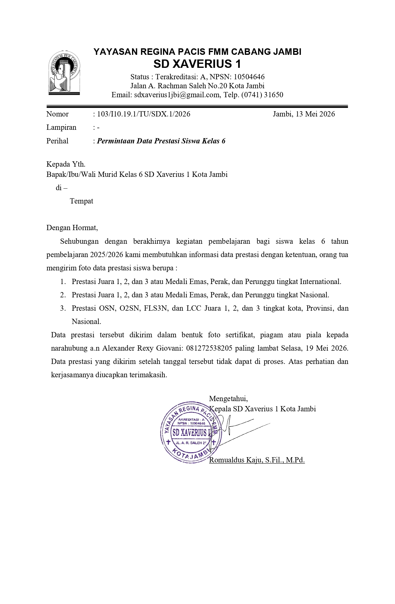 SURAT PEMBERITAHUAN DATA PRESTASI SISWA KELAS 6 TH 2025.2026 (1)_page-0001